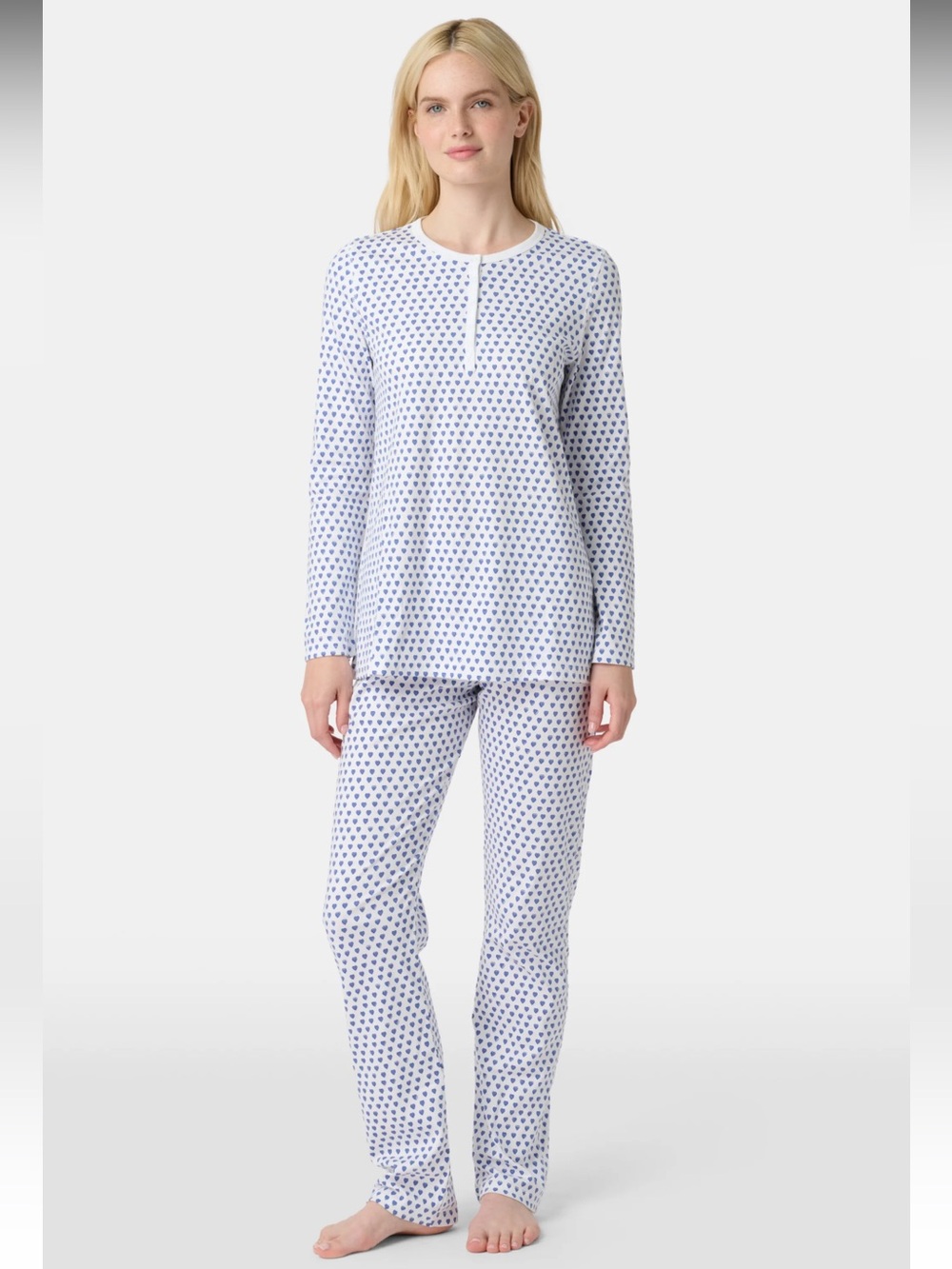 Roller Rabbit Blue Hearts Pajamas